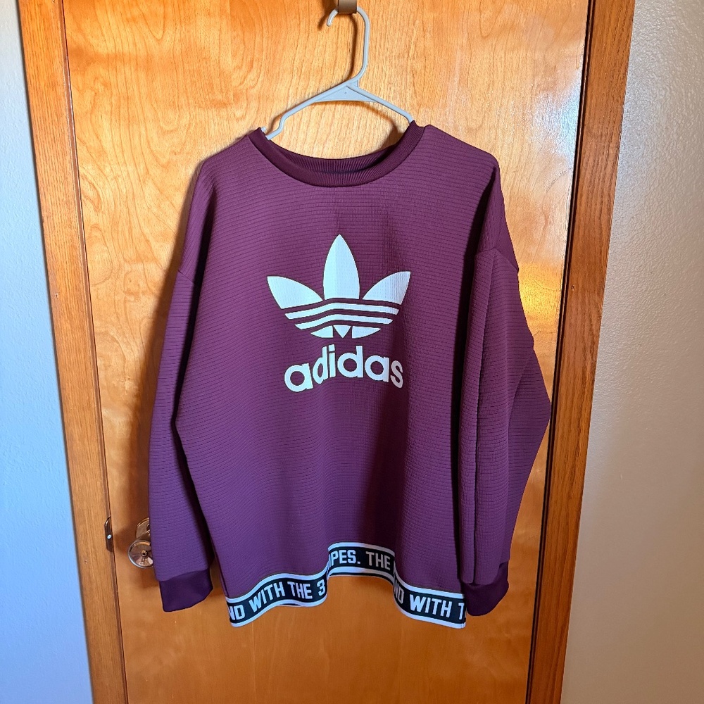 Adidas Burgundy Sweatshirt